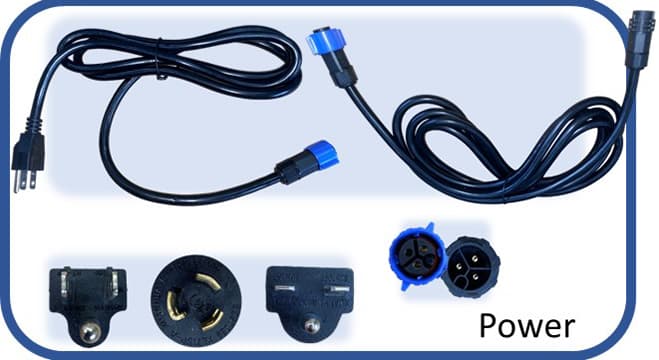 PPF Tech power cord options